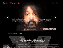 Tablet Screenshot of johnmonnecka.net